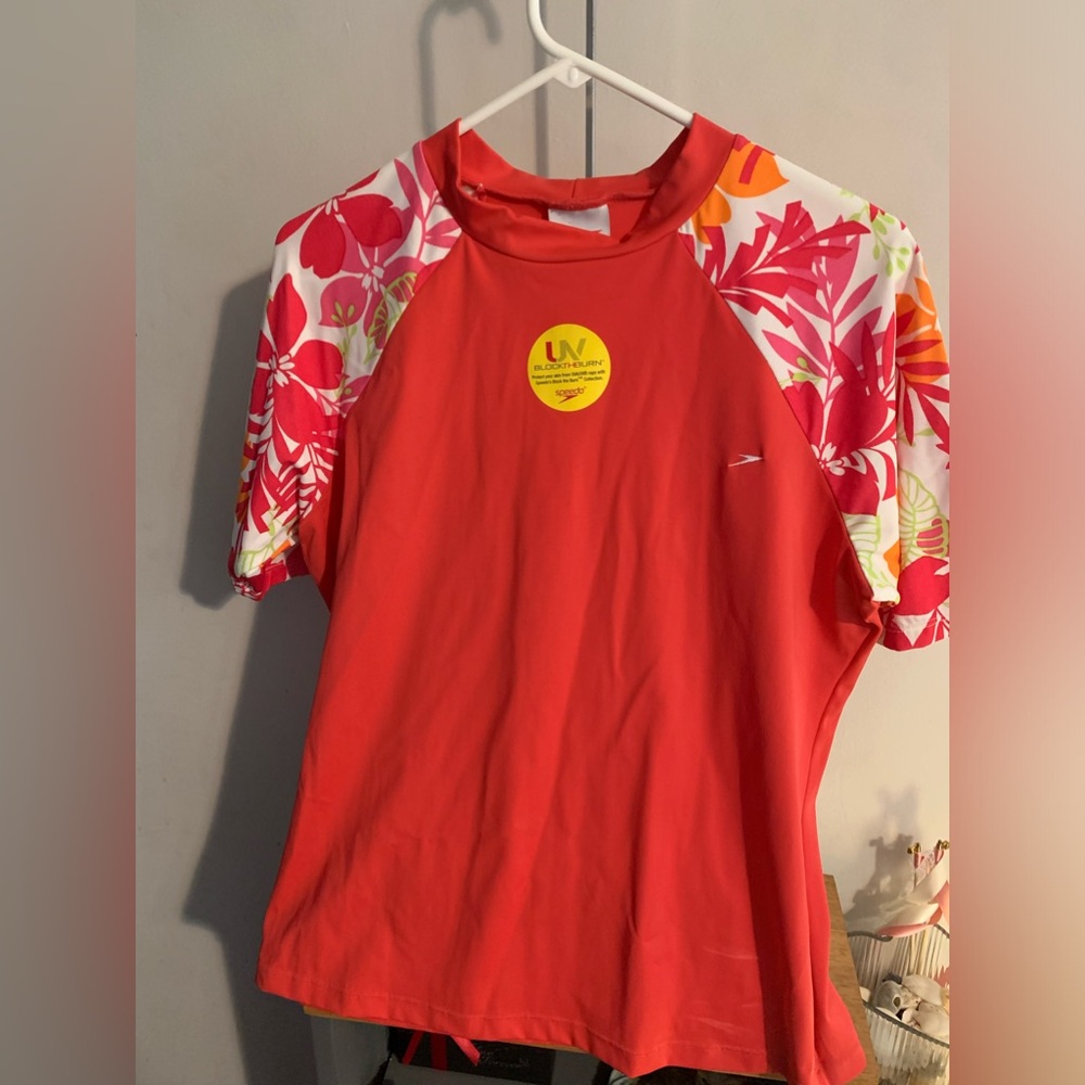 Speedo Swim Tee UV Protective Size XL NWT